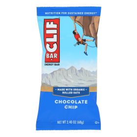 Clif Bar - Organic Chocolate Chip - Case of 12 - 2.4 oz