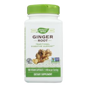 Nature's Way - Ginger Root - 180 Capsules