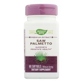 Nature's Way Saw Palmetto Standardized - 60 Softgels