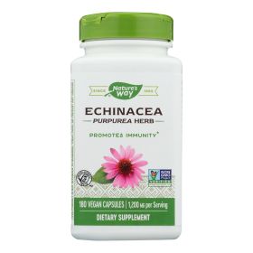 Nature's Way - Echinacea Purpurea Herb - 180 Capsules