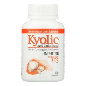 Kyolic - Aged Garlic Extract Immune Formula 103 - 100 Capsules