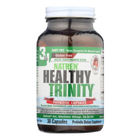 Natren Healthy Trinity Probiotic Capsules - 1 Each - 30 CAP