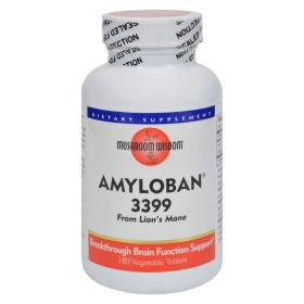 Mushroom Wisdom Amyloban 3399 - 180 Tablets