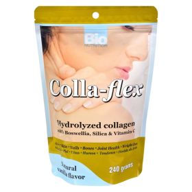 Bio Nutrition - Colla-Flex Hydrolyzed Collagen Natural Vanilla - 240 g