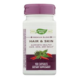 Nature's Way - Hair and Skin with MSM and Glucosamine - 100 Capsules