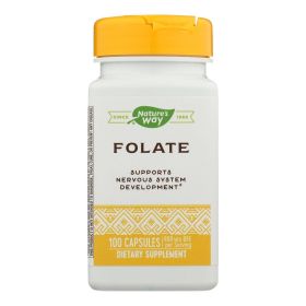 Nature's Way - Folic Acid - 800 mcg - 100 Capsules