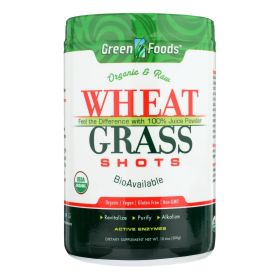 Green Foods Organic and Raw Wheat Grass Shots - 10.6 oz