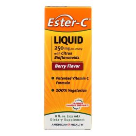 American Health - Ester-C with Citrus Bioflavonoids Berry - 250 mg - 8 fl oz