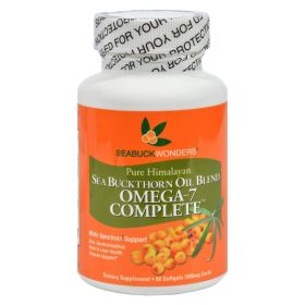 Seabuck Wonders Sea Buckthorn Omega 7 Complete - 500 mg - 60 Softgels