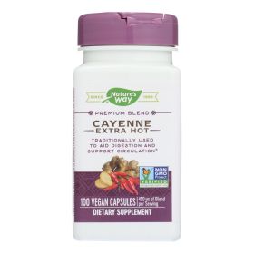 Nature's Way - Cayenne Extra Hot - 100 Capsules
