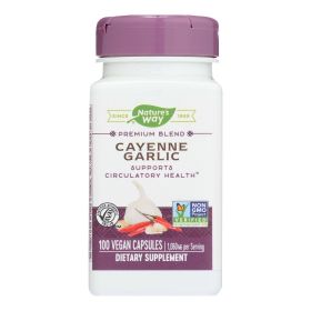 Nature's Way - Cayenne and Garlic - 100 Capsules