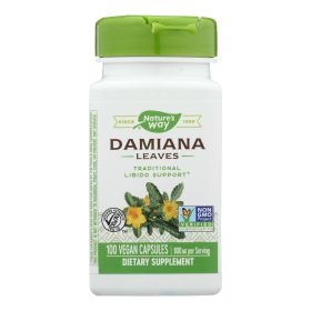 Nature's Way - Damiana Leaves - 100 Capsules