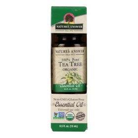 Nature's Answer - Organic Essential Oil - Tea Tree - 0.5 oz.