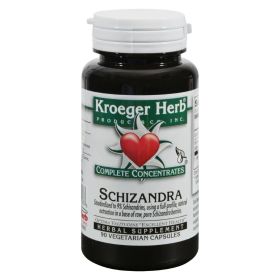 Kroeger Herb Schizandra - 90 Vegetarian Capsules