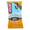 Clif Bar - Sweet and Salty Energy Bar - Peanut Butter and Honey with Sea Salt - Case of 12 - 2.4 oz.