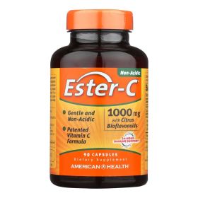 American Health - Ester-C with Citrus Bioflavonoids - 1000 mg - 90 Capsules