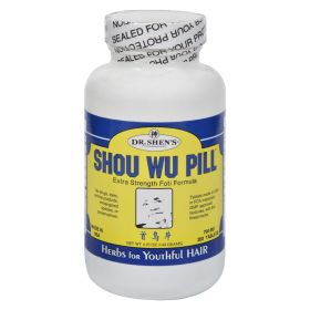 Dr. Shen's Shou Wu Youthful Hair Pill - 700 mg - 200 Tablets