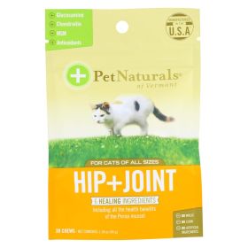 Pet Naturals Of Vermont Hip + Joint Supplement For Cats Of All Sizes - 1 Each - 30 CT
