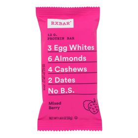 RxBar - Protein Bar - Mixed Berry - Case of 12 - 1.83 oz.