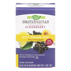 Nature's Way Sambucus Standardized Elderberry Soothing Hot Drink Mix - 1 Each - 10 CT