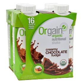 Orgain Organic Nutrition Shake - Chocolate Fudge - 11 fl oz - Case of 12