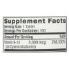 Natrol Fast Dissolving Vitamin B12 - 5000 mcg - 100 tabs